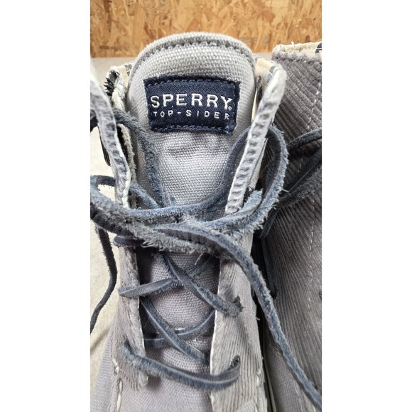 Sperry Top-Sider Women's Size 10 Betty Chukka‎ Boot Lace-Up Side Zipper Gray - Picture 8 of 11